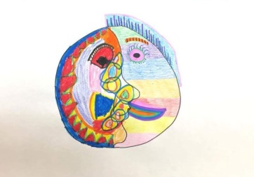 Picasso Inspired Kindergarten Art